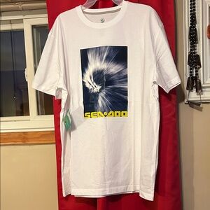 White Graphic T-Shirt Ski-doo